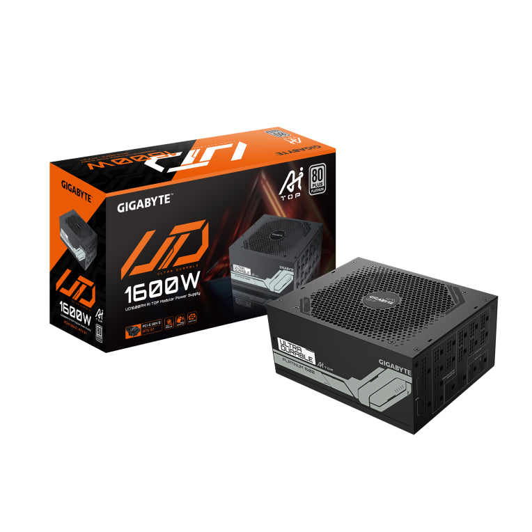 GIGABYTE UD1600PM PG5 AI TOP unidad de fuente de alimentación 1600 W 20+4 pin ATX ATX Negro