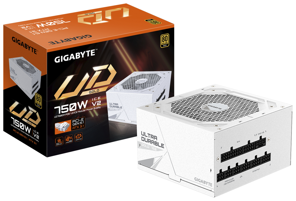 FUENTE ALIMENTACION GIGABYTE GP-UD750GM PG5 ICE 750W 80+ GOLD