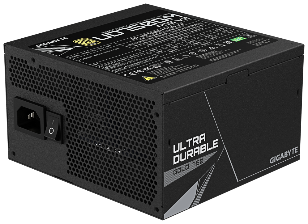 FUENTE ALIMENTACION GIGABYTE GP-UD750GM PG5 V2 750W 80+ GOLD - detalle
