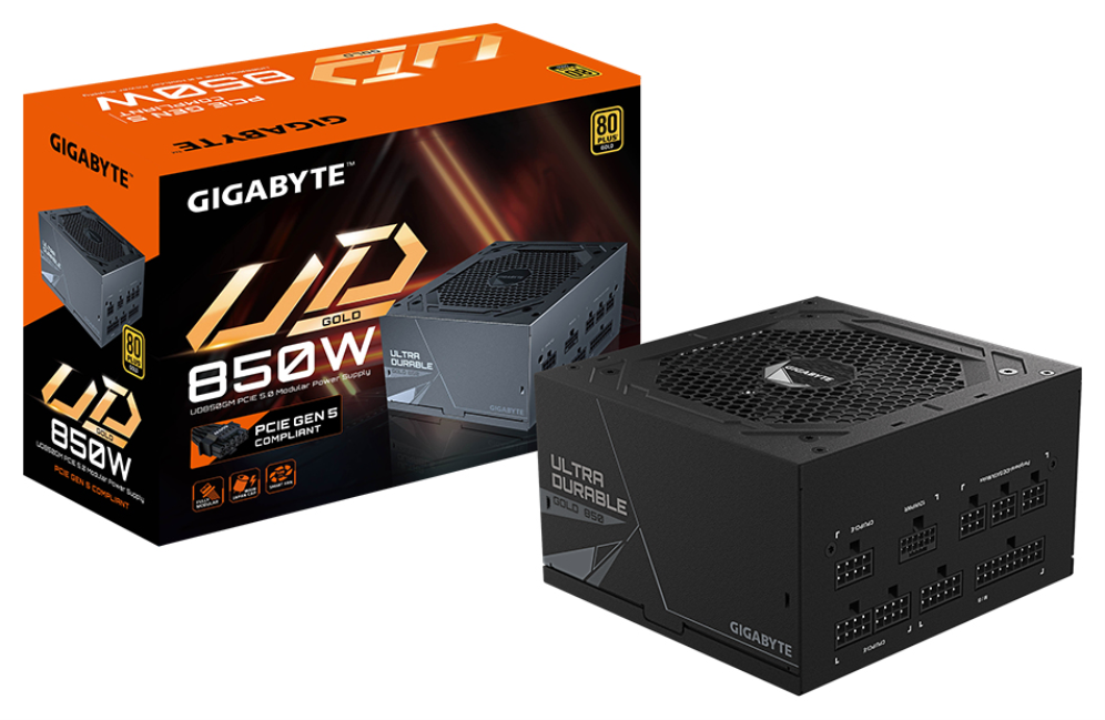 FUENTE ALIMENTACION GIGABYTE GP-UD850GM PG5 GEU 850W 80+ GOLD - detalle