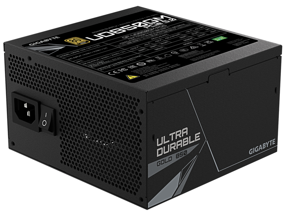 FUENTE ALIMENTACION GIGABYTE GP-UD850GM PG5 GEU 850W 80+ GOLD - detalle