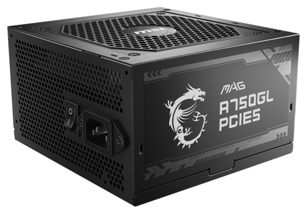 FUENTE ALIMENTACION MSI MAG A750GL PCIE5 750W 80+ GOLD