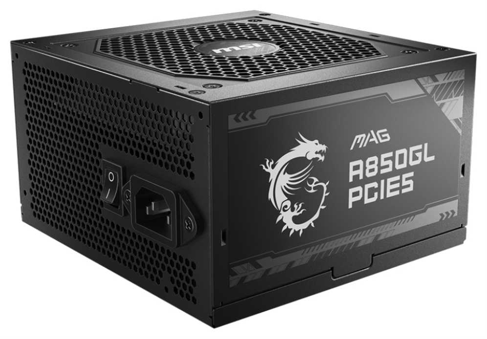 FUENTE ALIMENTACION MSI MAG A850GL PCIE5 850W 80+ GOLD