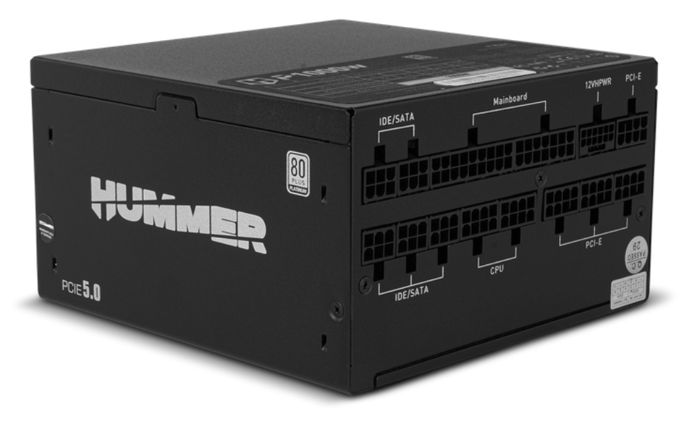 FUENTE ALIMENTACION NOX HUMMER P1000W PCIE 5.0 ATX 3.0 PLATINUM - detalle