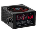 Fonte de alimentación NOX NXS650, 650 W, 20+4 pines, ATX, negra e vermella