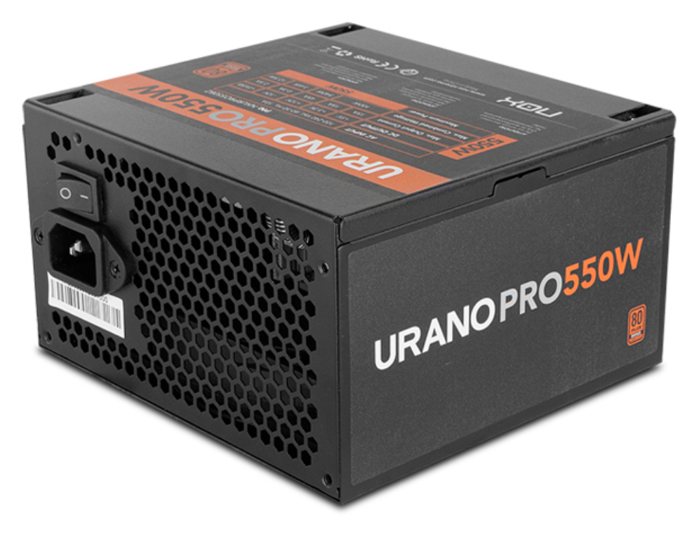 FUENTE ALIMENTACION NOX URANO PRO 80 PLUS 550W BRONZE - detalle