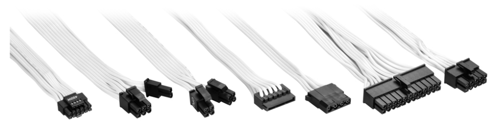 FUENTE ALIMENTACION SHARKOON REBEL P20 PLATINIUM 1000W BLANCO - detalle