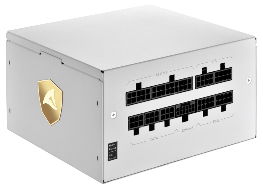 FUENTE ALIMENTACION SHARKOON REBEL P20 PLATINIUM 1000W BLANCO - detalle