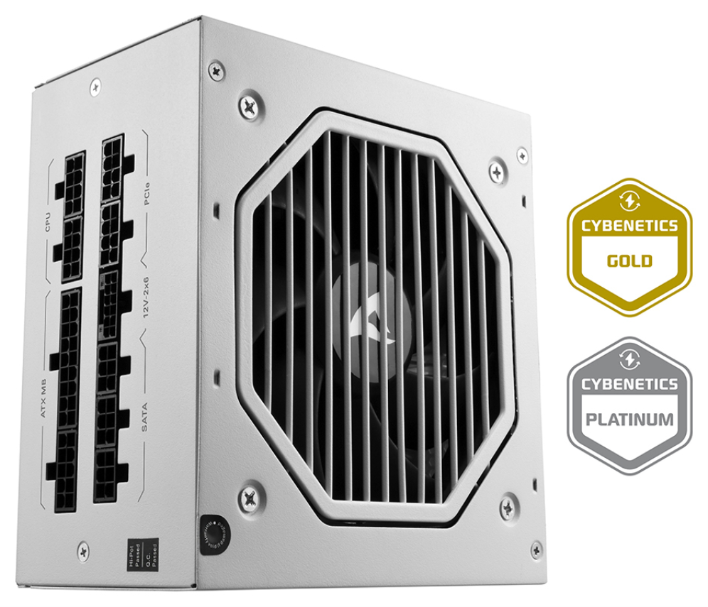 FUENTE ALIMENTACION SHARKOON REBEL P20 PLATINIUM 1000W BLANCO - detalle