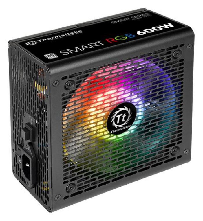 FUENTE ALIMENTACION THERMALTAKE SMART RGB 600W 80+ ATX NEGRO - detalle
