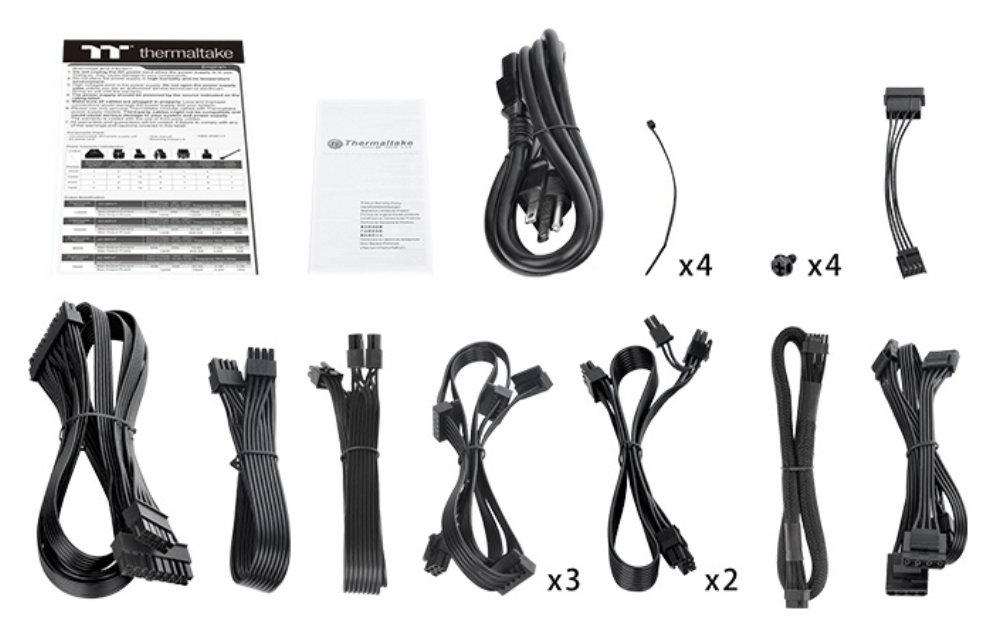 FUENTE ALIMENTACION THERMALTAKE TOUGH POWER GF3 1000W 80+ GOLD ATX NEGRO - detalle