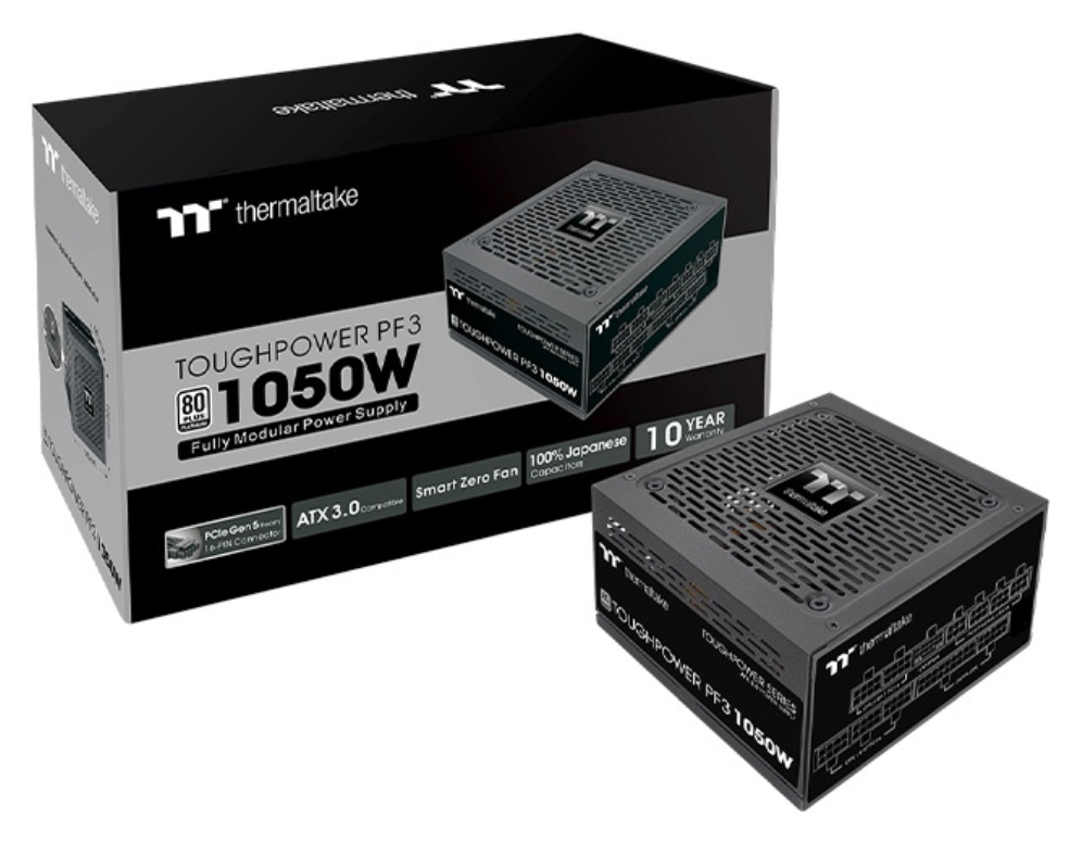 FUENTE ALIMENTACION THERMALTAKE TOUGH POWER PF3 1050W 80+ PLATINUM ATX NEGRO - detalle