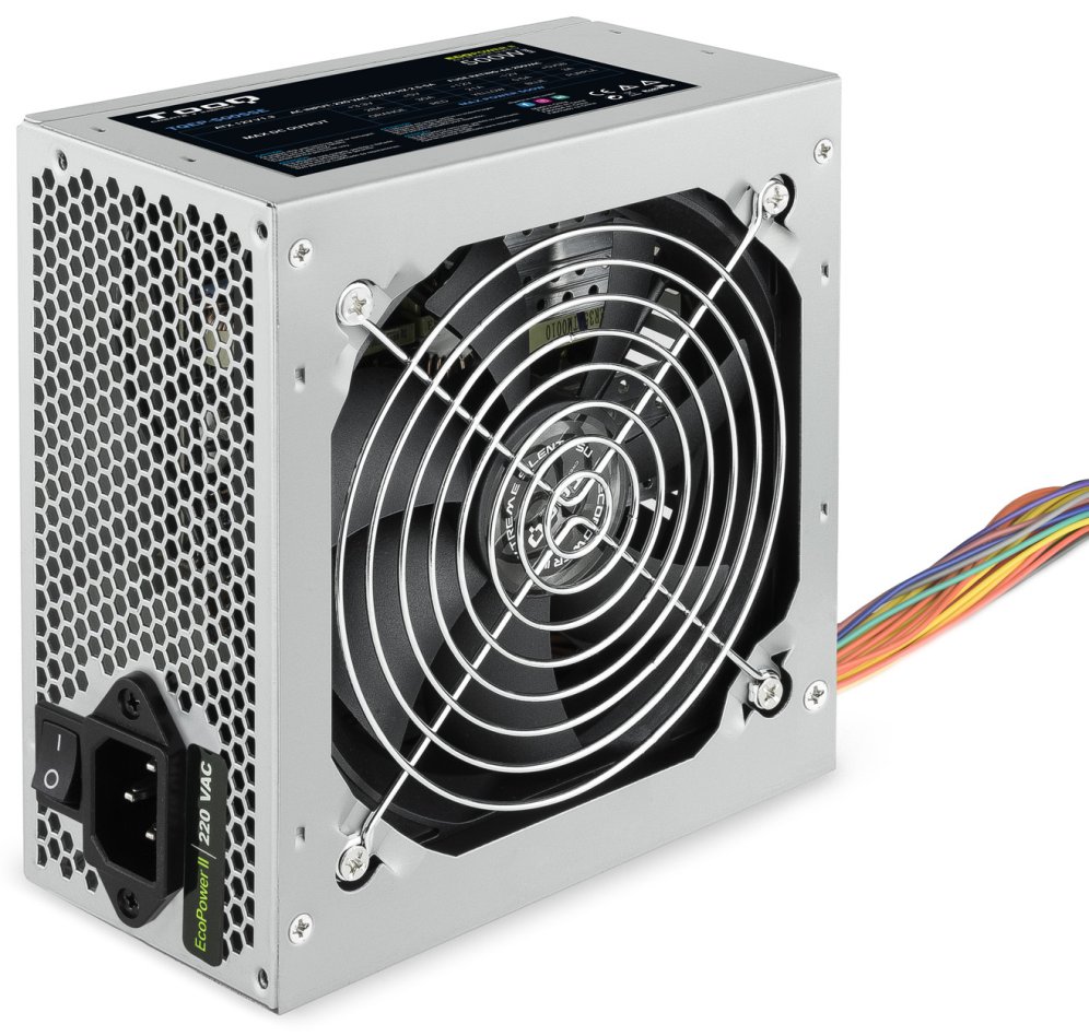 FUENTE ALIMENTACION TOOQ 500WCON CABLE ALIMENTACION