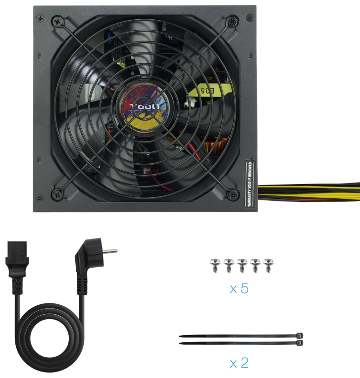 FUENTE ALIMENTACION TOOQ ATX 650W PFC ACTIVO NEGRO - detalle