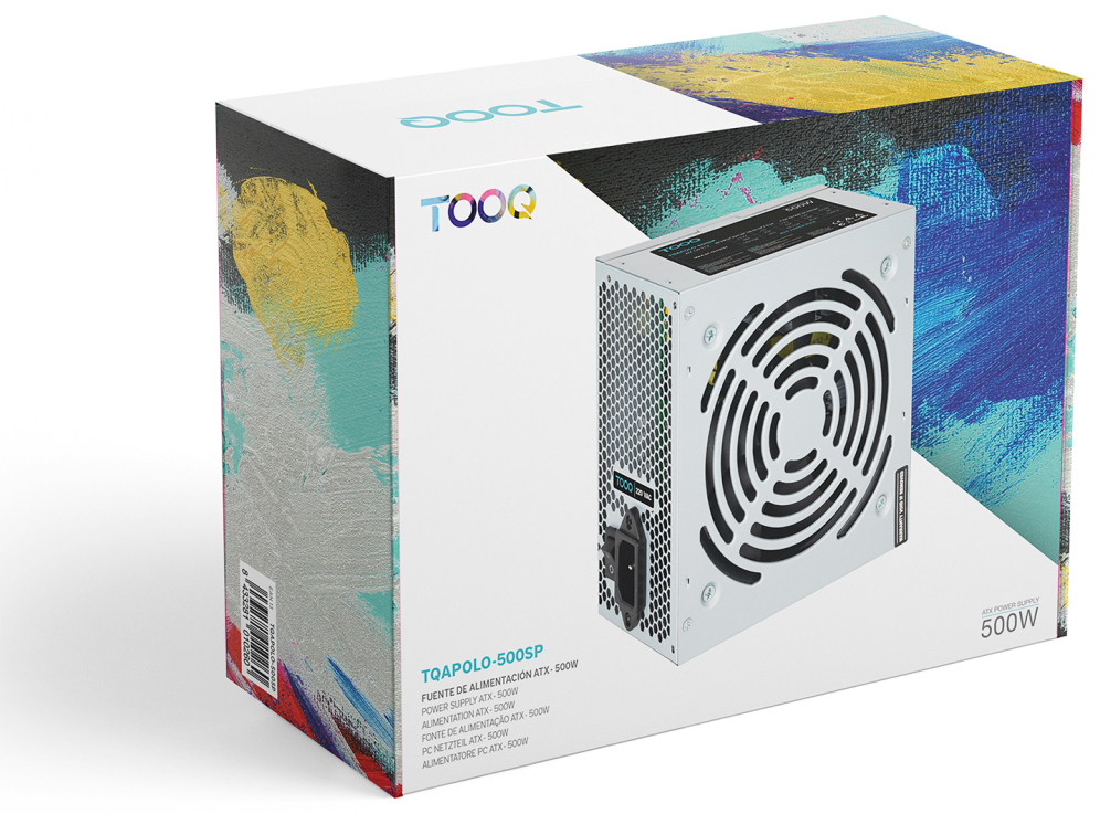 FUENTE ALIMENTACION TOOQ TQAPOLO-500SP 500W - detalle