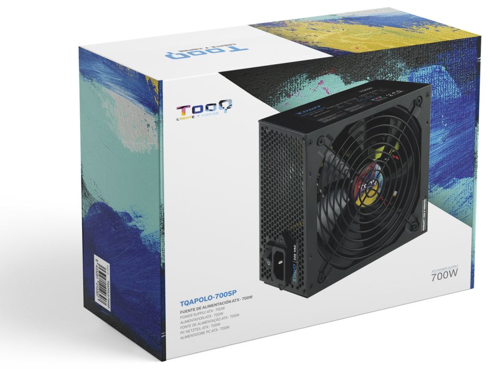 FUENTE ALIMENTACION TOOQ TQAPOLO-700SP 700W - detalle
