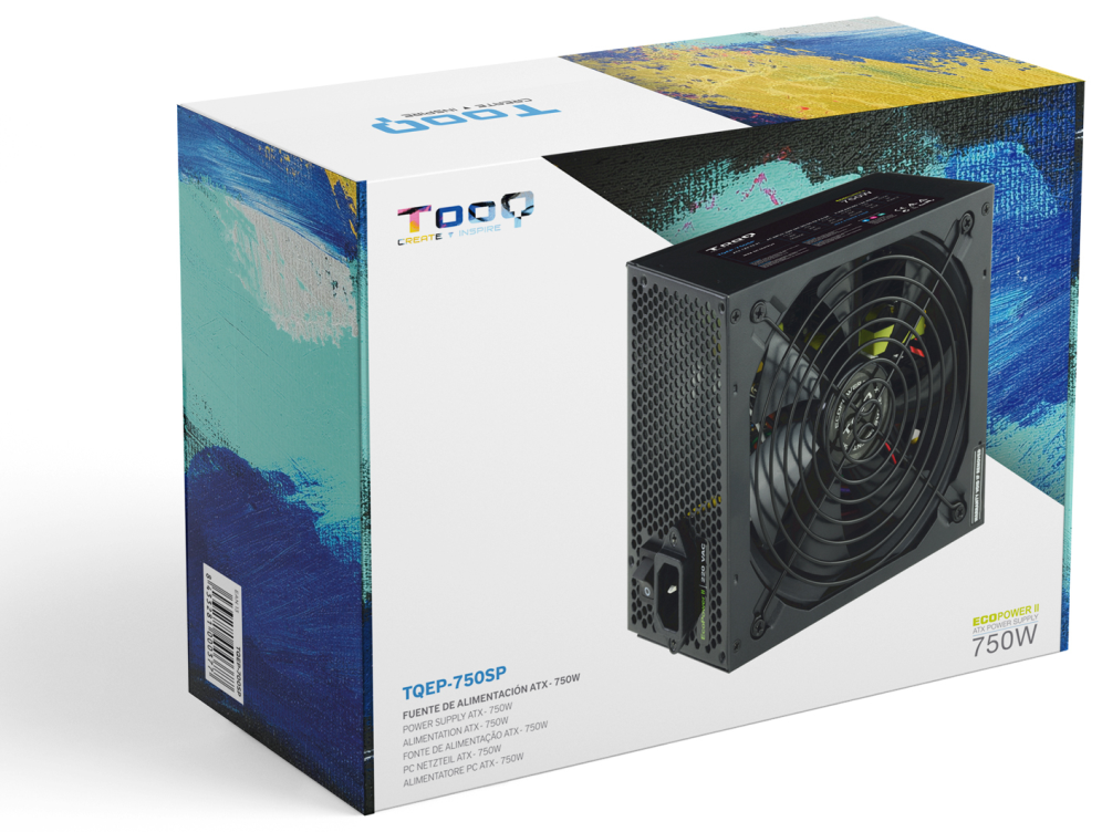 FUENTE ALIMENTACION TOOQ TQAPOLO-750SP 750W - detalle