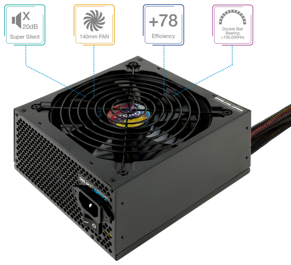 FUENTE ALIMENTACION TOOQ TQAPOLO-750SP 750W - detalle