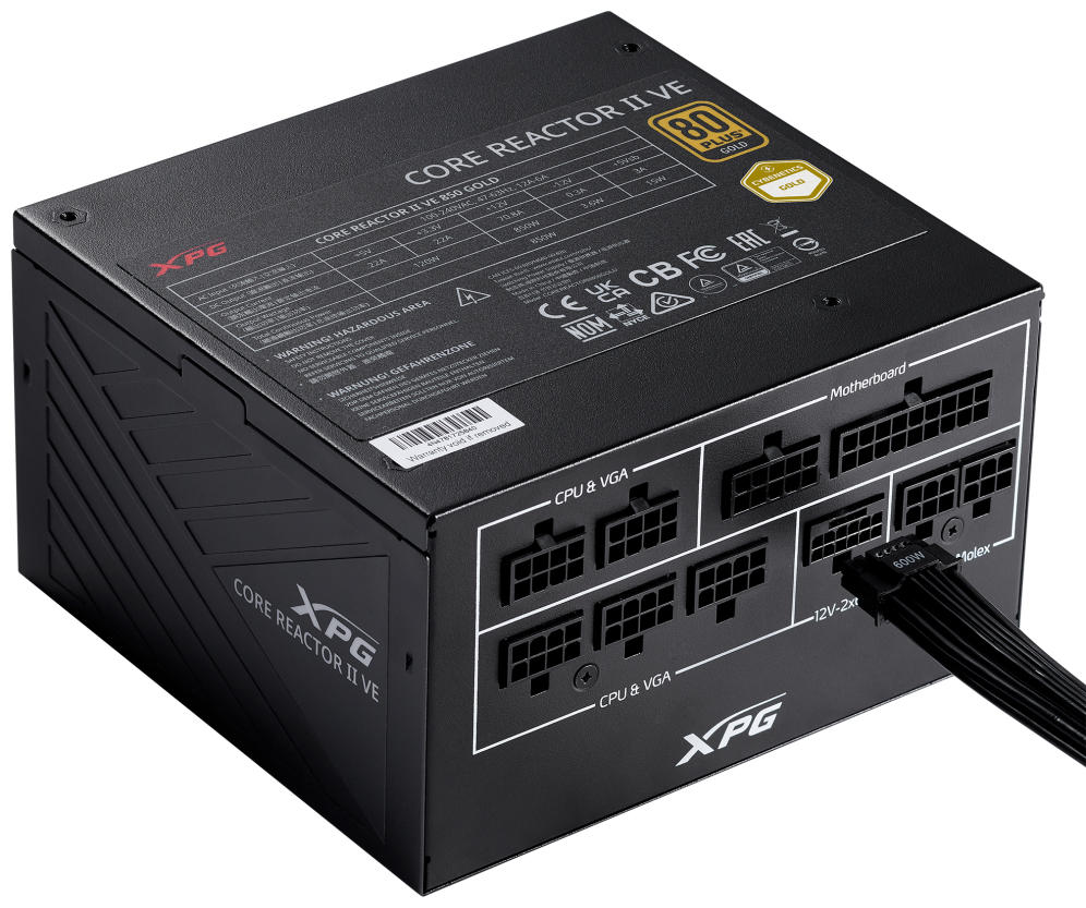 FUENTE ALIMENTACION XPG COREREACTOR II VE 750W 80+ GOLD FULLY MODULAR ATX
