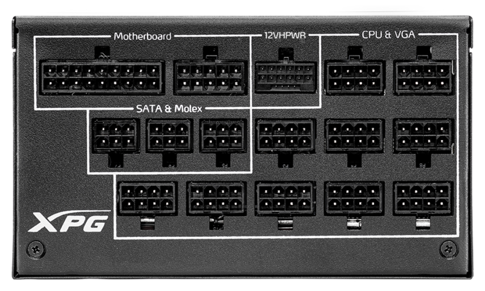 FUENTE ALIMENTACION XPG CYBERCORE II 1300W 80+ PLATINUM FULLY MODULAR ATX - detalle