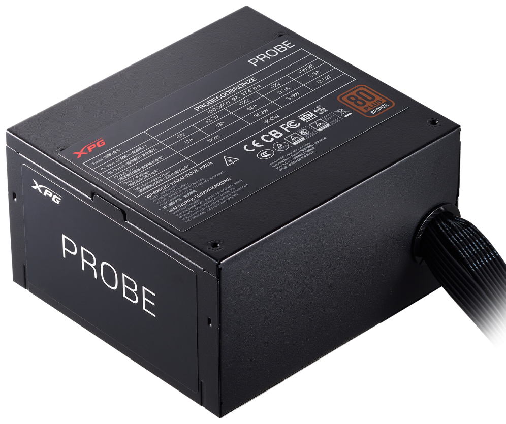 FUENTE ALIMENTACION XPG PROBE 700W 80+ BRONZE NON MODULAR ATX - detalle
