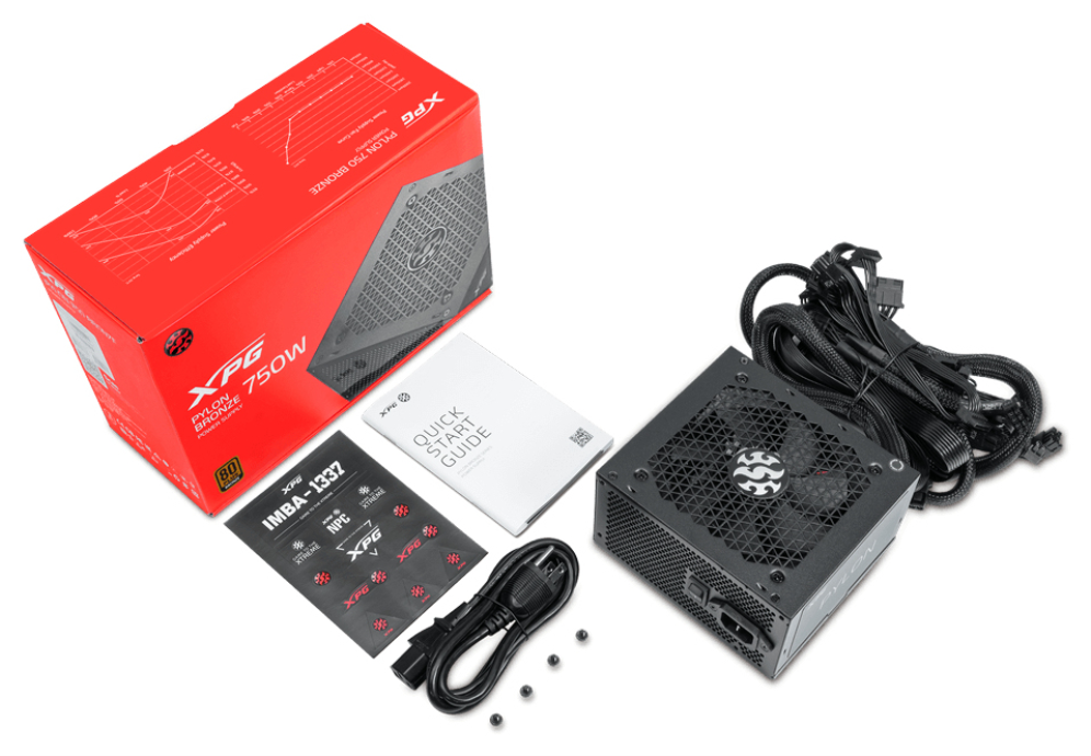 FUENTE ALIMENTACION XPG PYLON650B-BKCEU 650W - detalle