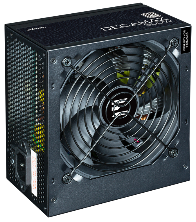 FUENTE DE ALIMENTACION ZALMAN DECAMAX 500W 80+ STANDARD ATX NEGRO - detalle