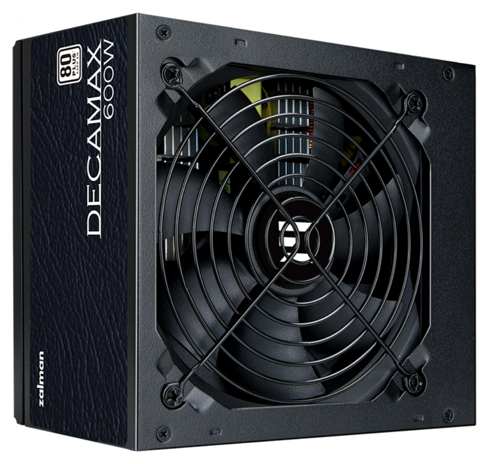 FUENTE DE ALIMENTACION ZALMAN DECAMAX 600W 80+ STANDARD ATX NEGRO