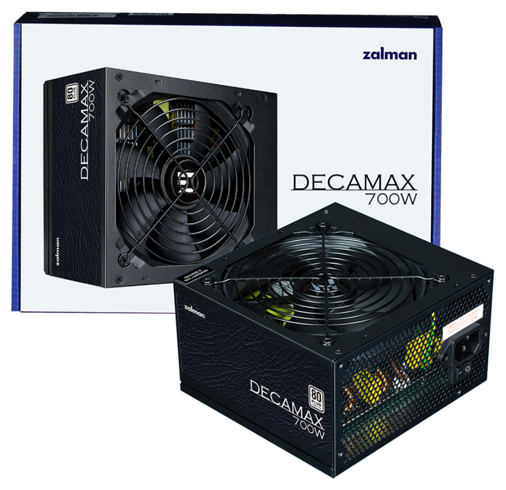 FUENTE DE ALIMENTACION ZALMAN DECAMAX 700W 80+ STANDARD ATX NEGRO - detalle