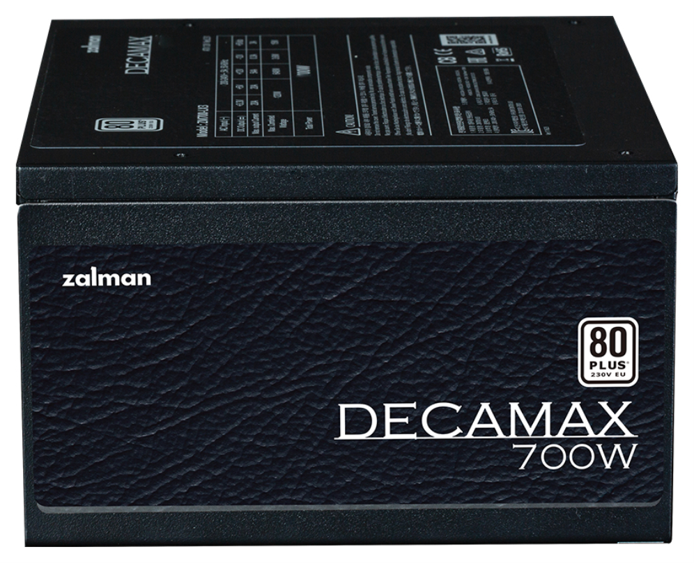 FUENTE DE ALIMENTACION ZALMAN DECAMAX 700W 80+ STANDARD ATX NEGRO - detalle