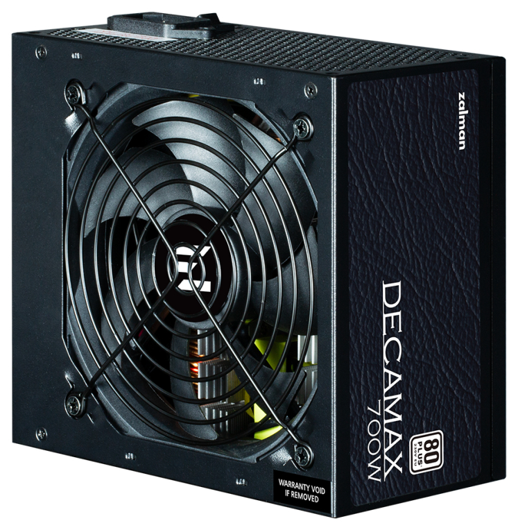 FUENTE DE ALIMENTACION ZALMAN DECAMAX 700W 80+ STANDARD ATX NEGRO - detalle