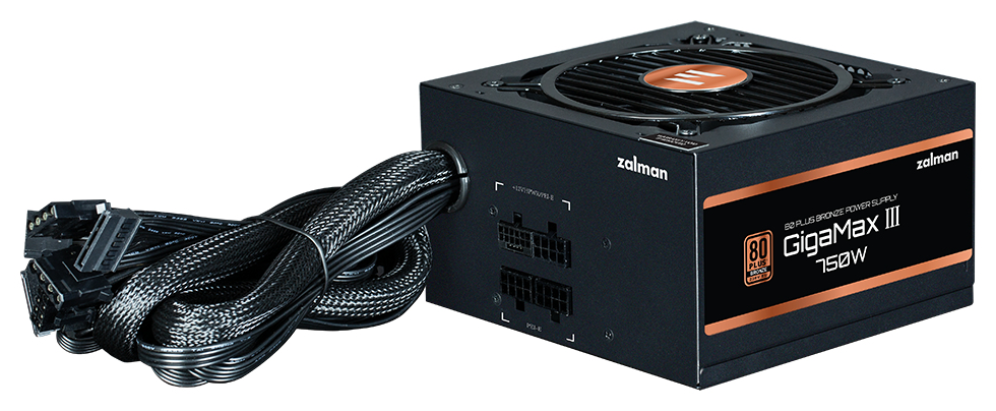 FUENTE DE ALIMENTACION ZALMAN GIGAMAXIII 750W 80 + BRONZE ATX NEGRO - detalle