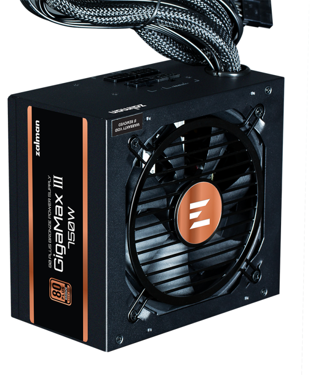 FUENTE DE ALIMENTACION ZALMAN GIGAMAXIII 750W 80 + BRONZE ATX NEGRO - detalle