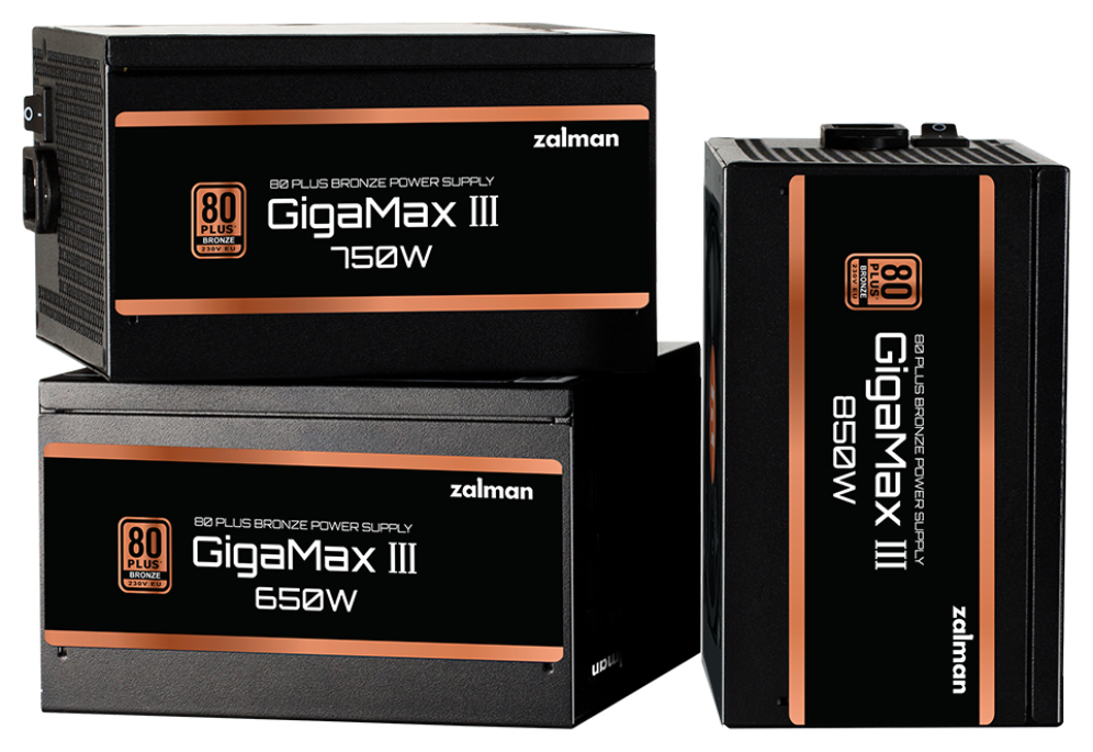 FUENTE DE ALIMENTACION ZALMAN GIGAMAXIII 850W 80 + BRONZE ATX NEGRO - detalle