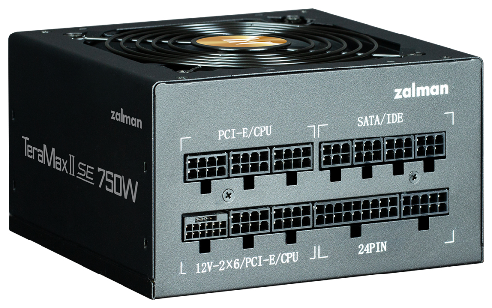 FUENTE DE ALIMENTACION ZALMAN TERAMAX2SE 750W 80 + GOLD ATX NEGRO - detalle