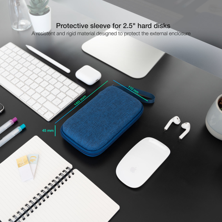 FUNDA DISCO DURO TOOQ TQBC-E2503PB 2.5" AZUL PACIFICO - detalle