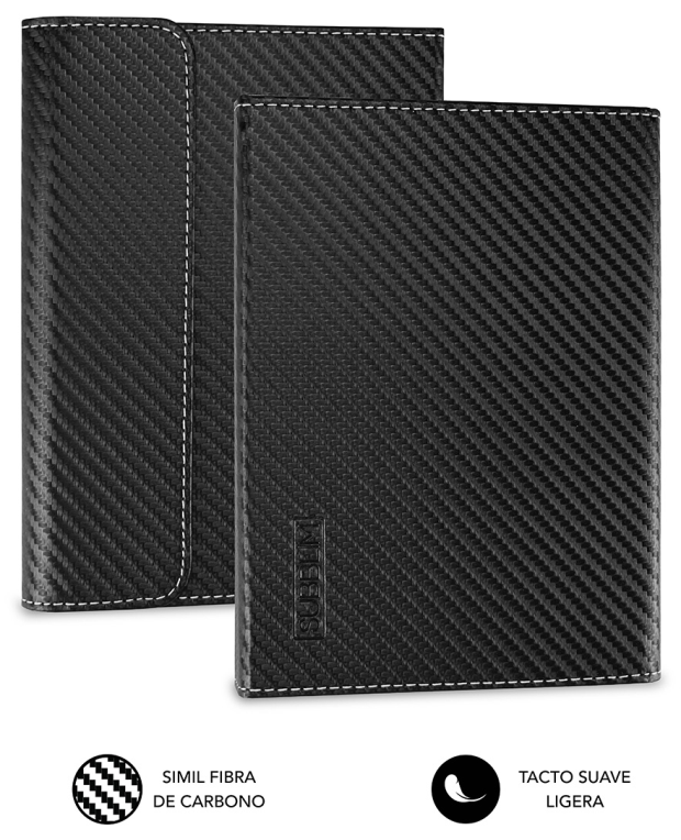 FUNDA EBOOK SUBBLIM CLEVER CASE 6" BLACK - detalle