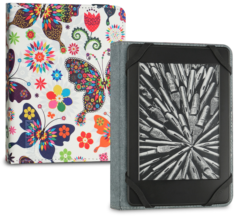 SUBBLIM Funda Libro Electrónico Clever Ebook Case 6" Mariposas