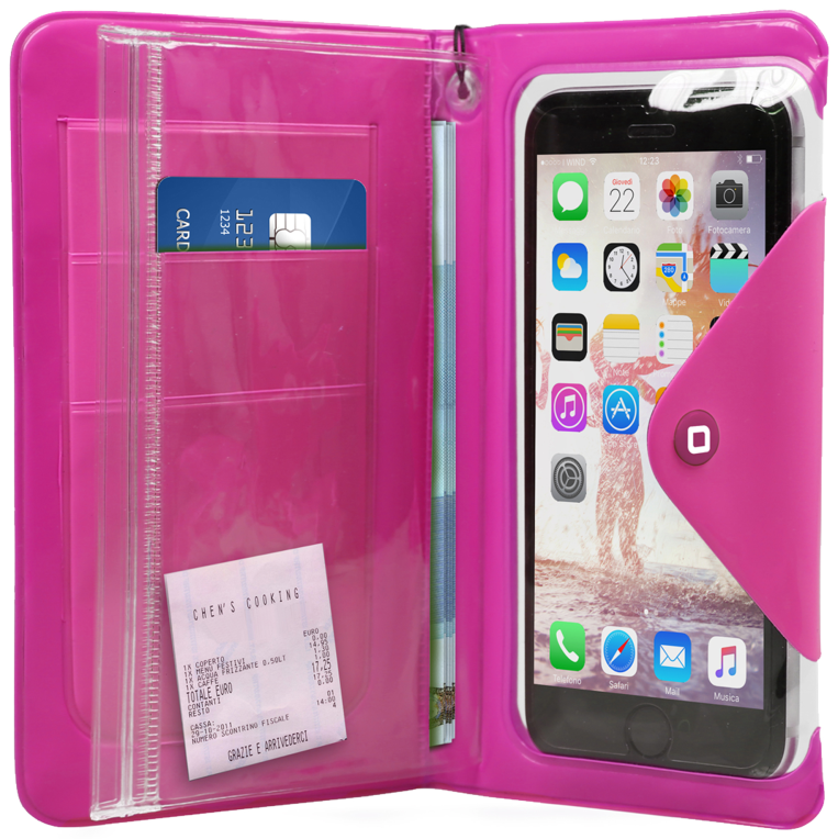 SBS TEWATERBOOK55P funda para teléfono móvil 12.7 cm (5") Funda cartera Rosa
