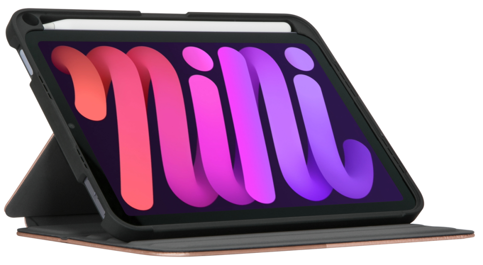 FUNDA PARA TABLET TARGUS CLICK-IN 8,3" IPAD MINI 6 GEN ROSA DORADO - detalle