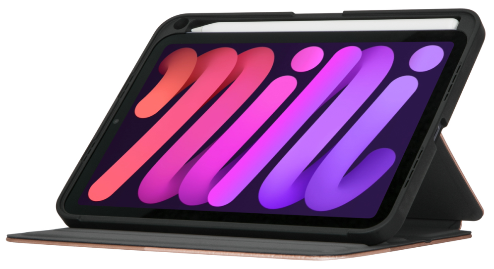 FUNDA PARA TABLET TARGUS CLICK-IN 8,3" IPAD MINI 6 GEN ROSA DORADO - detalle