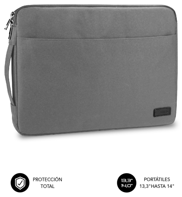 SUBBLIM Funda Ordenador Urban Laptop Sleeve 13.3-14" Grey