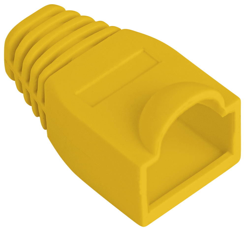 FUNDA PROTECTOR LANBERG CONECTOR RJ45 (PACK 100 UDS) AMARILLO - detalle