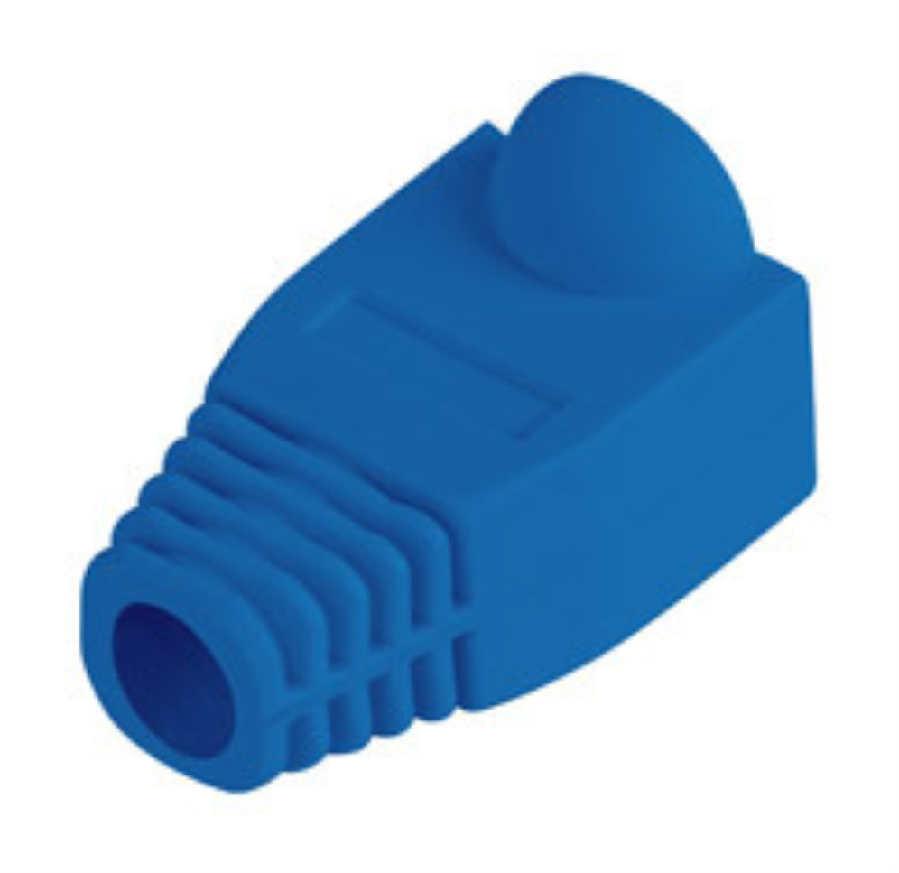 FUNDA PROTECTOR LANBERG CONECTOR RJ45 (PACK 100 UDS) AZUL - detalle