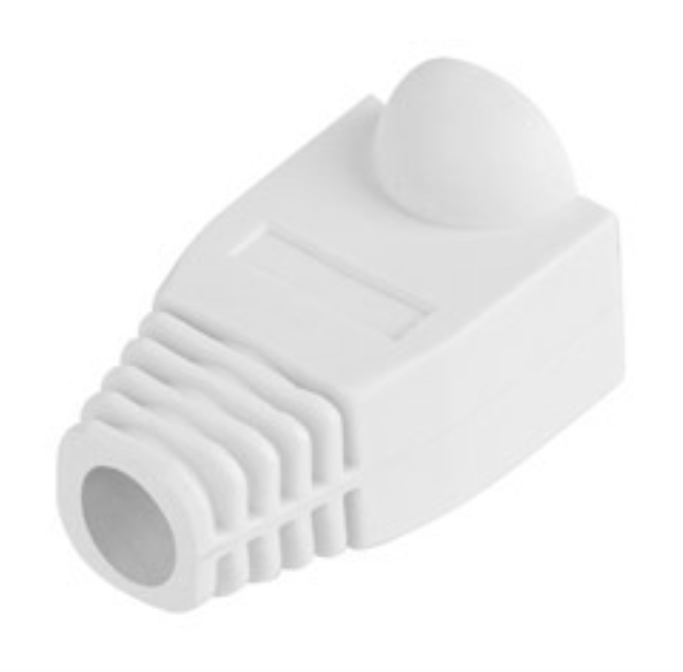 FUNDA PROTECTOR LANBERG CONECTOR RJ45 (PACK 100 UDS) BLANCO - detalle