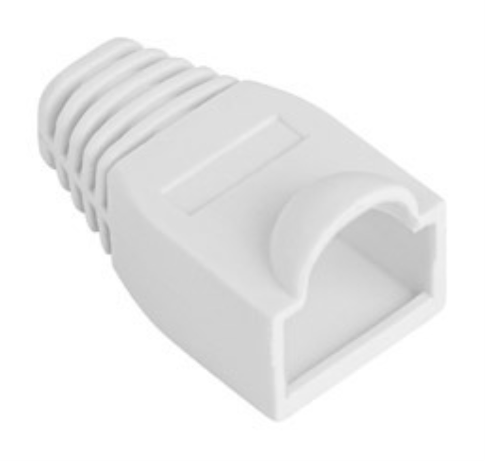 FUNDA PROTECTOR LANBERG CONECTOR RJ45 (PACK 100 UDS) BLANCO - detalle