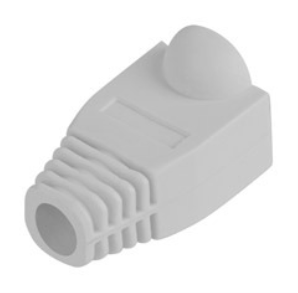 FUNDA PROTECTOR LANBERG CONECTOR RJ45 (PACK 100 UDS) GRIS - detalle