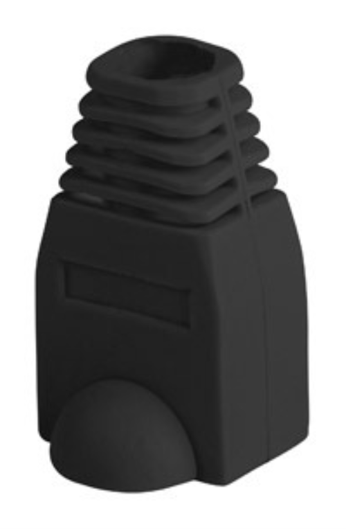 FUNDA PROTECTOR LANBERG CONECTOR RJ45 (PACK 100 UDS) NEGRO