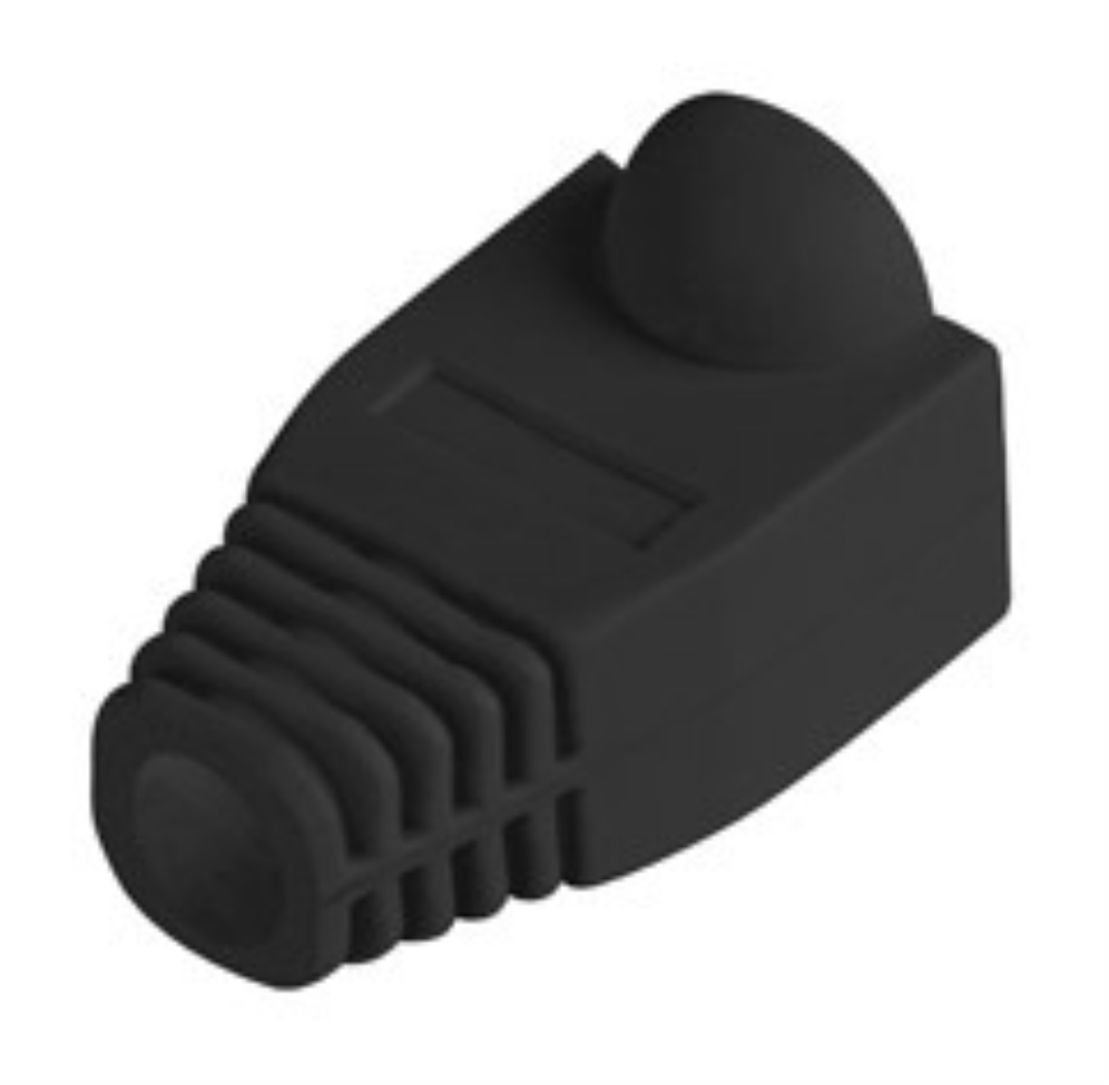 FUNDA PROTECTOR LANBERG CONECTOR RJ45 (PACK 100 UDS) NEGRO - detalle