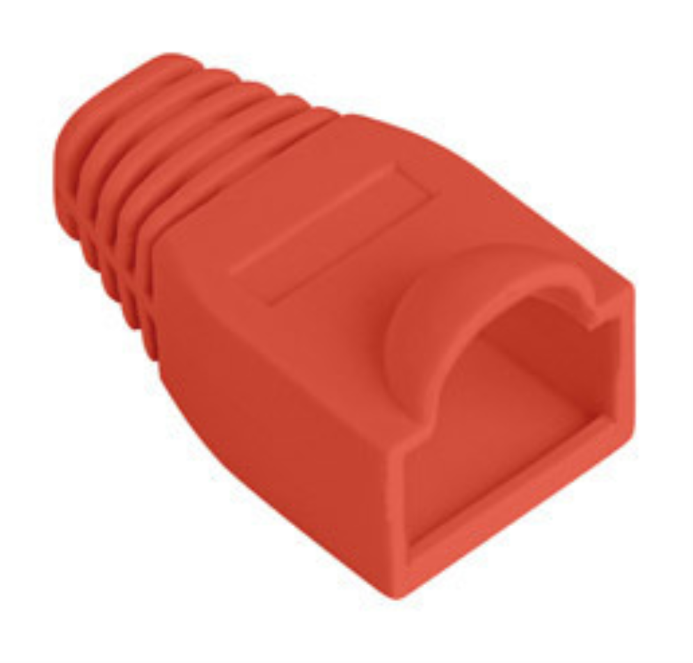 FUNDA PROTECTOR LANBERG CONECTOR RJ45 (PACK 100 UDS) ROJO - detalle
